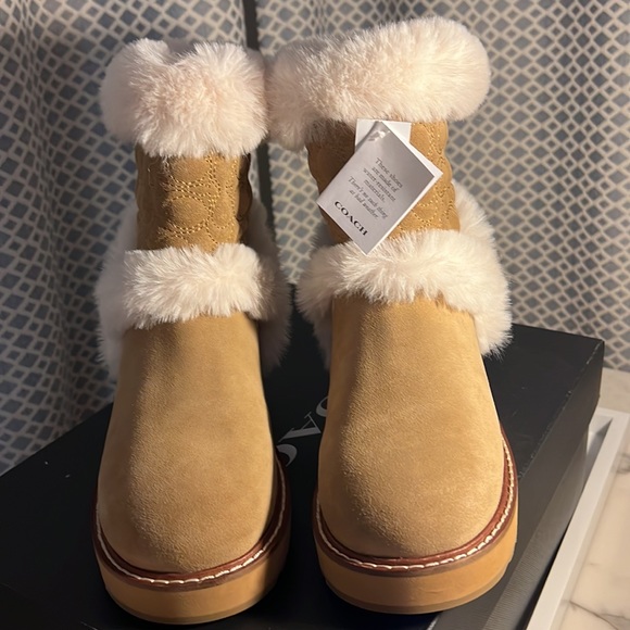 Beautiful New Suede COACH boots. - Picture 7 of 12